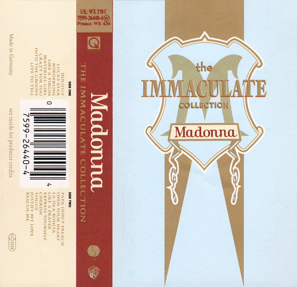 Madonna : The Immaculate Collection (Cass, Album, Comp, Dol)
