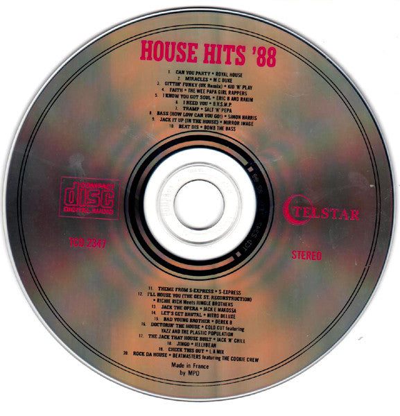 Various : House Hits '88 (CD, Comp)