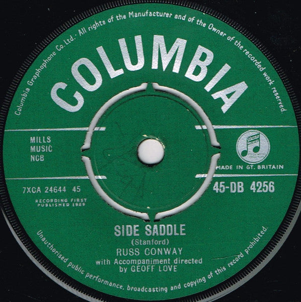 Russ Conway : Side Saddle (7", Single)