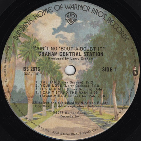 Graham Central Station : Ain't No 'Bout-A-Doubt It (LP, Album, San)