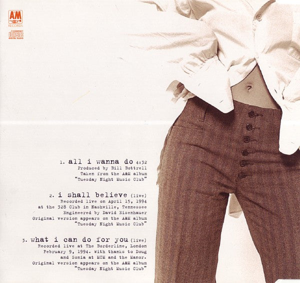 Sheryl Crow : All I Wanna Do (CD, Single)