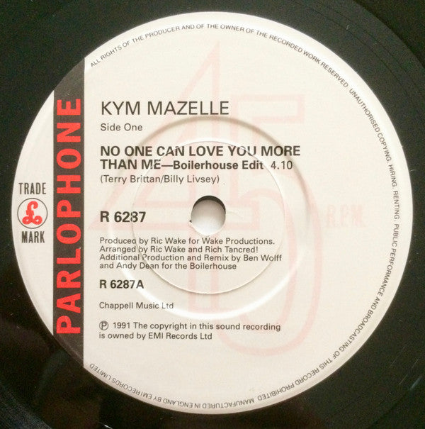 Kym Mazelle : No One Can Love You More Than Me (7")