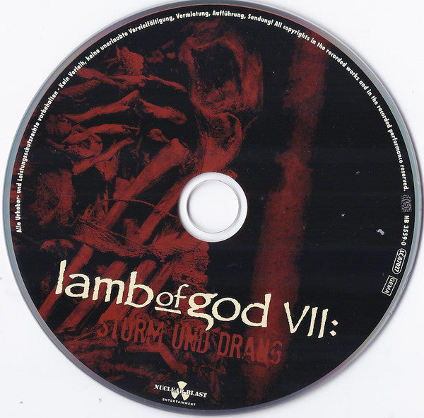 Lamb Of God : VII: Sturm Und Drang (CD, Album, Ltd, Dig)