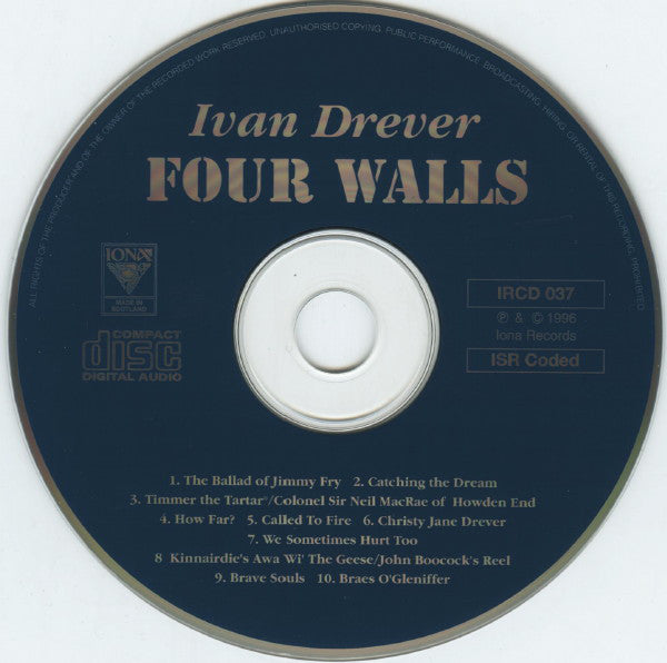 Ivan Drever : Four Walls (CD, Album)