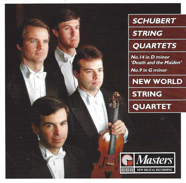 Franz Schubert, New World String Quartet : String Quartets No.14 In D Minor 'Death And The Maiden' / No.9 In G Minor (CD)