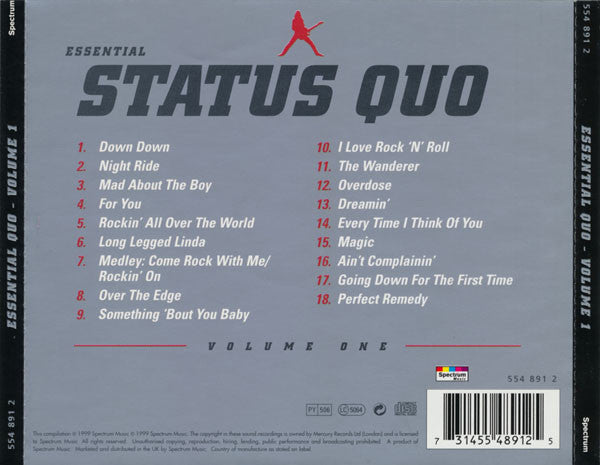 Status Quo : Essential Quo - Volume One (CD, Comp, RE, EDC)