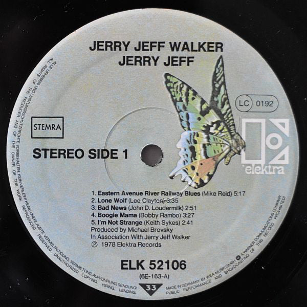 Jerry Jeff Walker : Jerry Jeff (LP, Album, Gat)