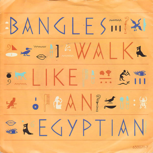 Bangles : Walk Like An Egyptian (7", Single)