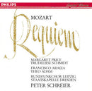 Wolfgang Amadeus Mozart / Margaret Price, Trudeliese Schmidt, Francisco Araiza, Theo Adam ; Rundfunkchor Leipzig & Staatskapelle Dresden, Peter Schreier : Requiem (CD, Album, RE)