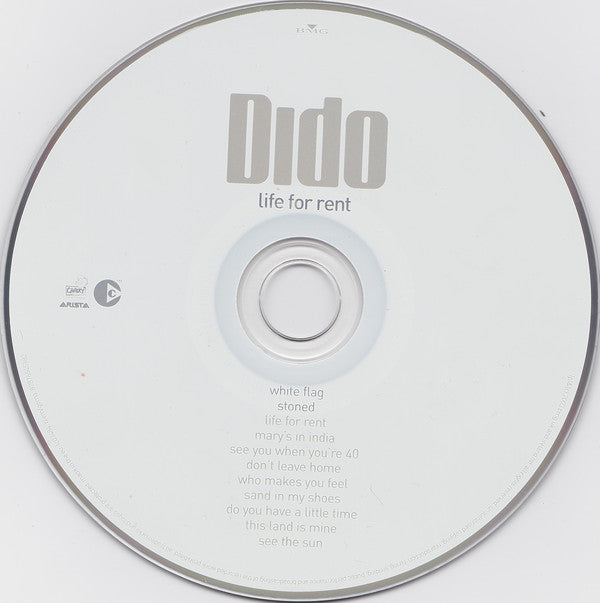 Dido : Life For Rent (CD, Album, Copy Prot., Dis)