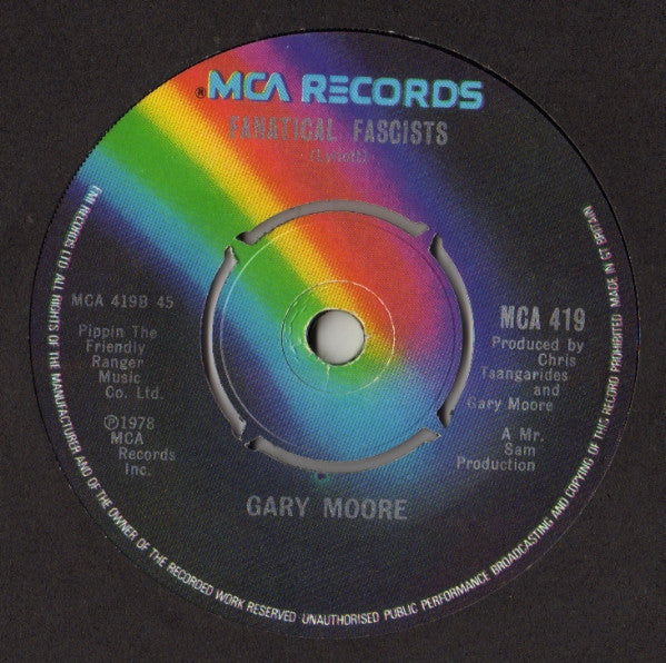 Gary Moore : Parisienne Walkways (7", Single, Pic)