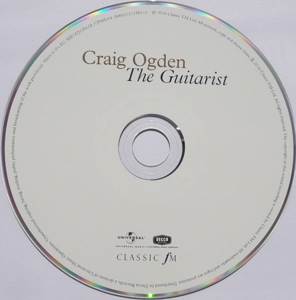 Craig Ogden : The Guitarist (CD, Album)