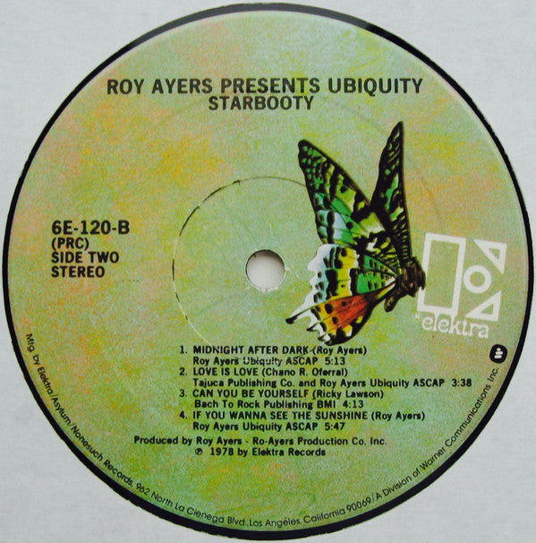 Ubiquity (4) : Starbooty (LP, Album, PRC)