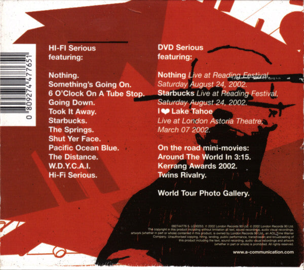 A : Hi-Fi Serious With Added DVD Serious (CD, Album + DVD-V)