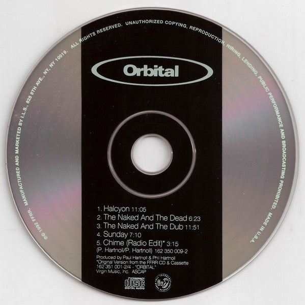 Orbital : Halcyon (CD, Maxi)