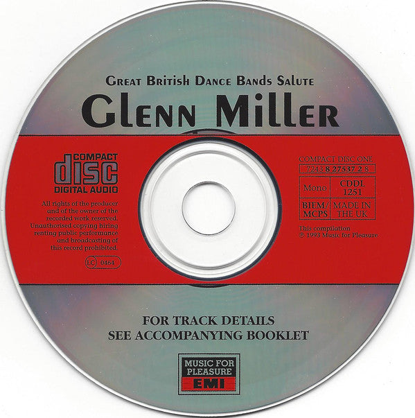 Various : Great British Dance Bands Salute Glenn Miller (2xCD, Comp, Mono, RM, RP)