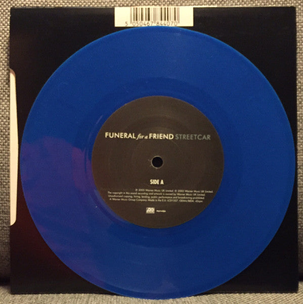 Funeral For A Friend : Streetcar (7", Single, Blu)