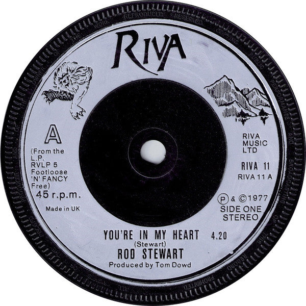 Rod Stewart : You're In My Heart (7", Single, Sil)