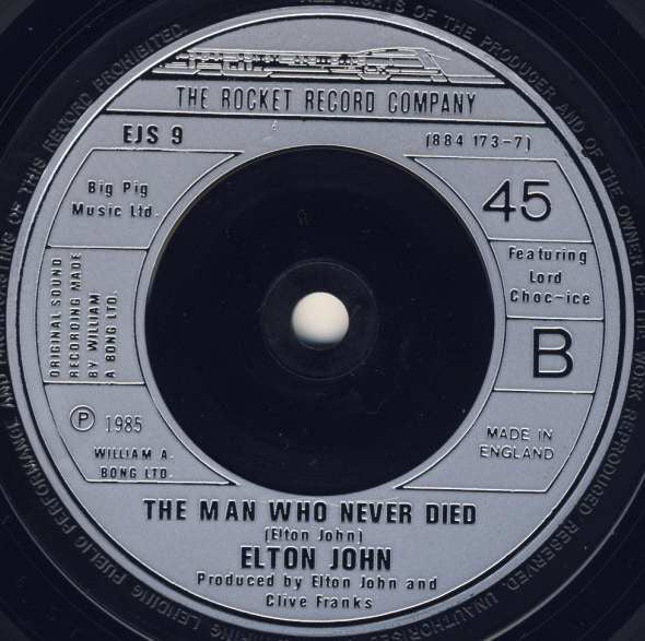 Elton John : Nikita (7", Single, Sil)