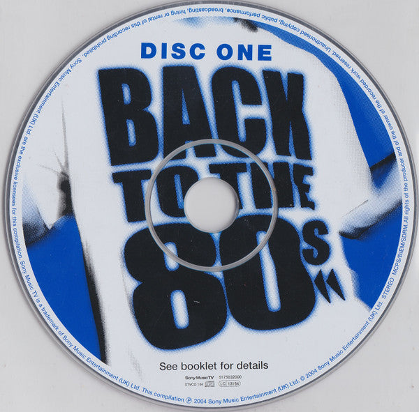 Various : Back To The 80s (2xCD, Comp)