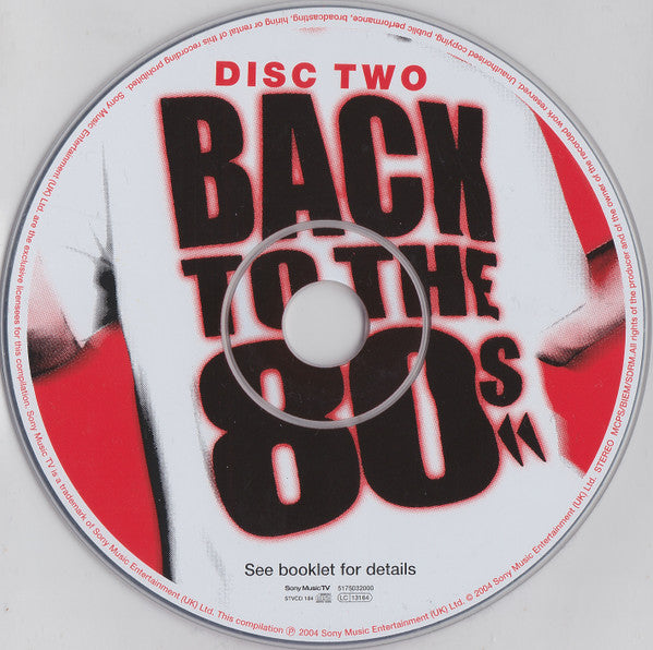 Various : Back To The 80s (2xCD, Comp)
