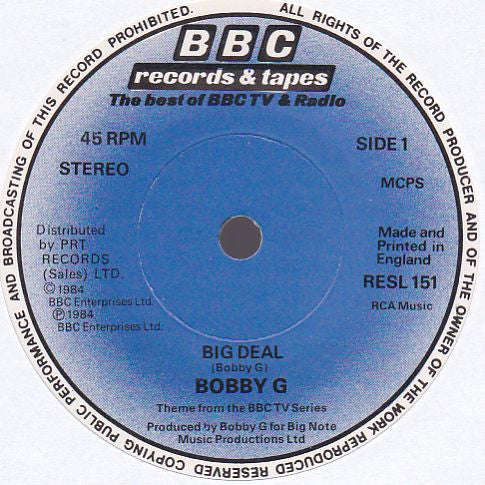 Bobby G : Big Deal (7", Single)