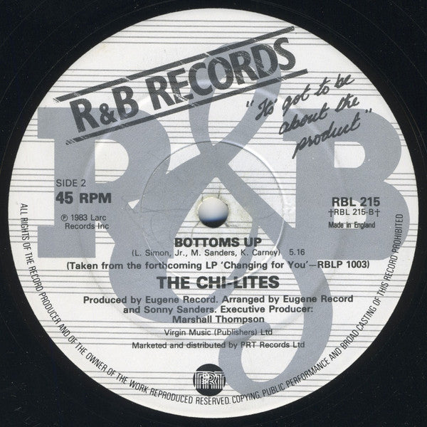 The Chi-Lites : Changing For You (12")