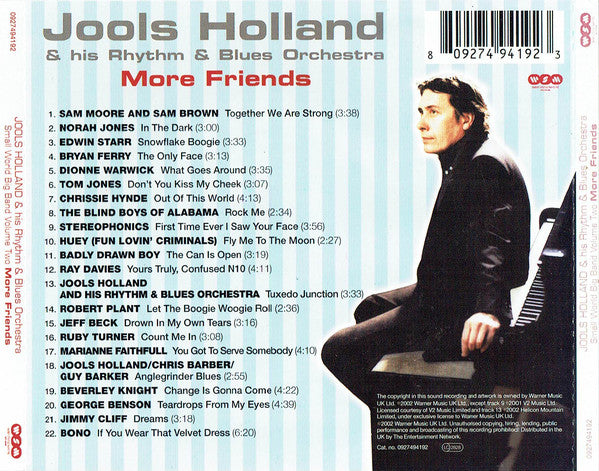 Jools Holland & His Rhythm & Blues Orchestra* : More Friends (Small World Big Band Volume Two) (CD, Album)