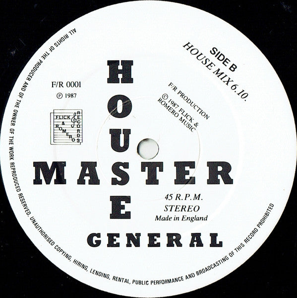 House Master General* : House Master General (12")