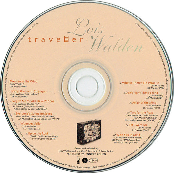 Lois Walden : Traveller (CD, Album)