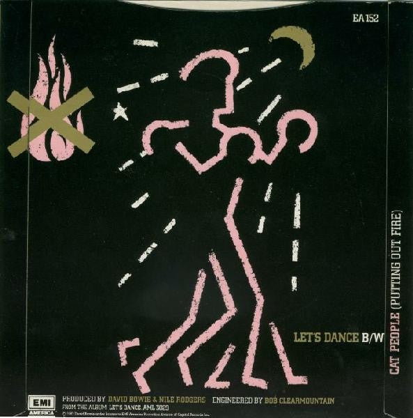 David Bowie : Let's Dance (7", Single, Sol)