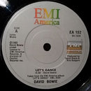 David Bowie : Let's Dance (7", Single, Sol)