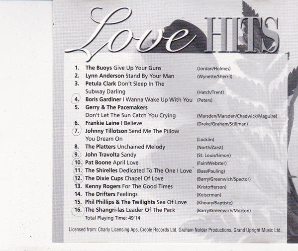 Various : Love Hits (CD, Comp)