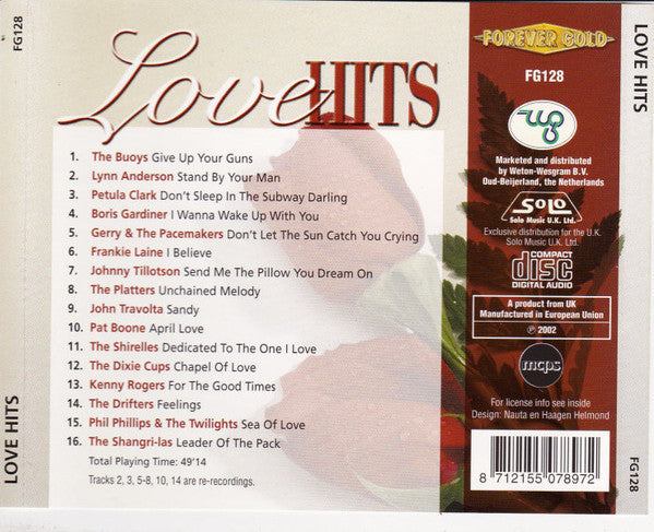 Various : Love Hits (CD, Comp)