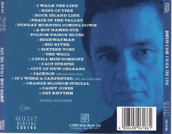 Johnny Cash : I Walk The Line - Recorded Live In Concert (CD)