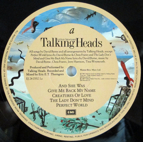 Talking Heads : Little Creatures (LP, Album)