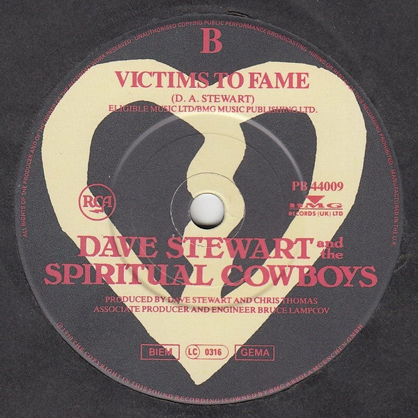 Dave Stewart And The Spiritual Cowboys : Love Shines (7", Single)