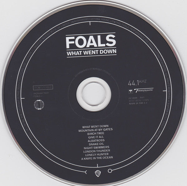 Foals : What Went Down (CD, Album)