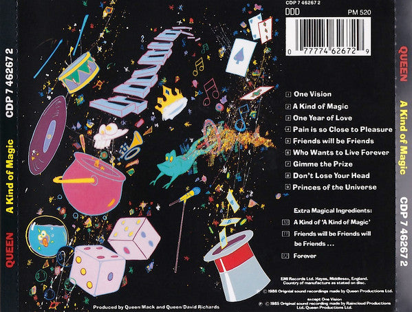 Queen : A Kind Of Magic (CD, Album, RP)