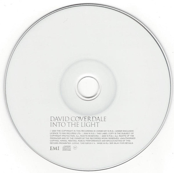 David Coverdale : Into The Light (CD, Album)