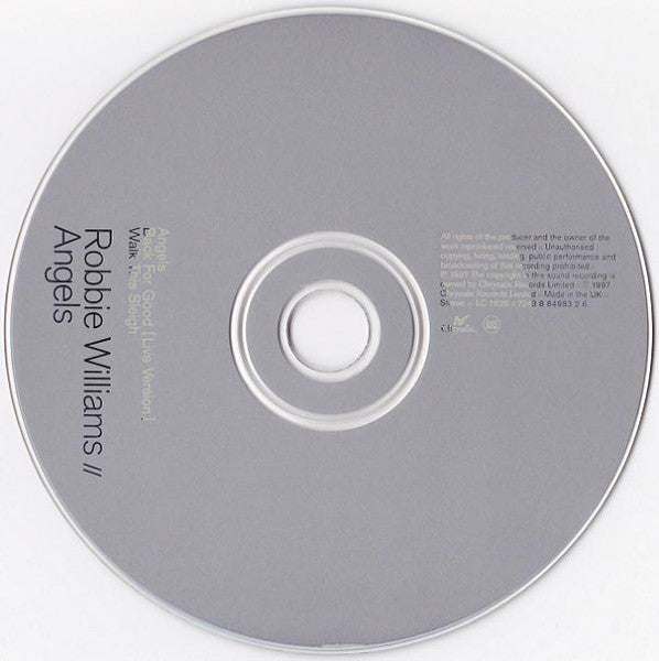 Robbie Williams : Angels (CD, Single)