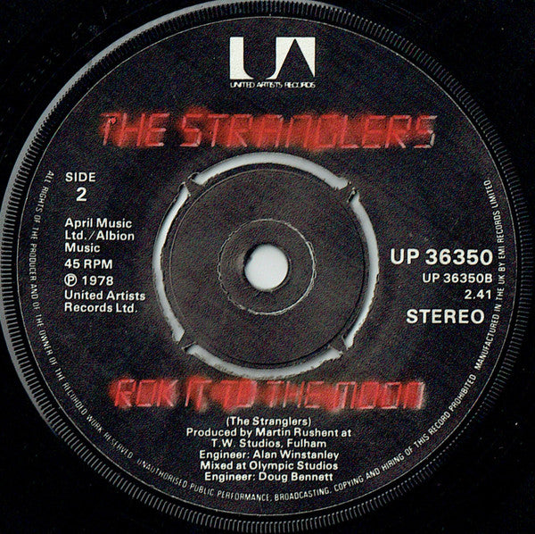 The Stranglers : 5 Minutes (7", Single)