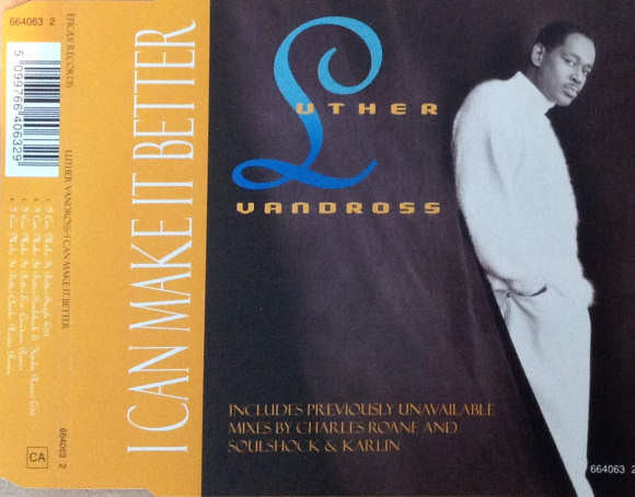 Luther Vandross : I Can Make It Better (CD, Single)