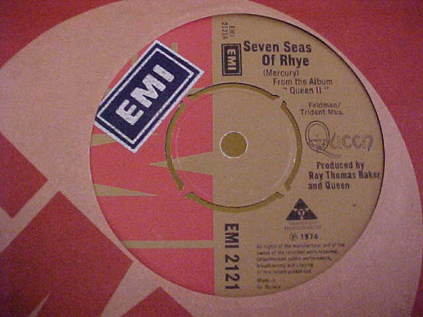 Queen : Seven Seas Of Rhye (7", Single)