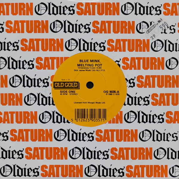 Blue Mink : Melting Pot / Gimme Reggae (7", Single)