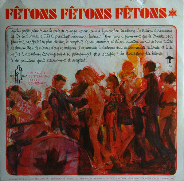 Jacques Michel, Billy Van (2) : Fêtons, Fêtons / Centennial Polka (7", Single, Mono)