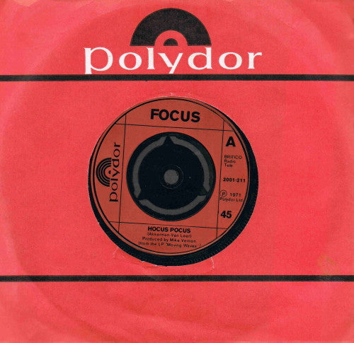 Focus (2) : Hocus Pocus  (7", Single, 3 P)