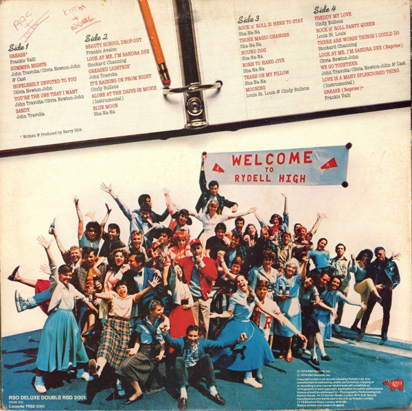 Various : Grease (The Original Soundtrack From The Motion Picture) (2xLP, Album, Fre)