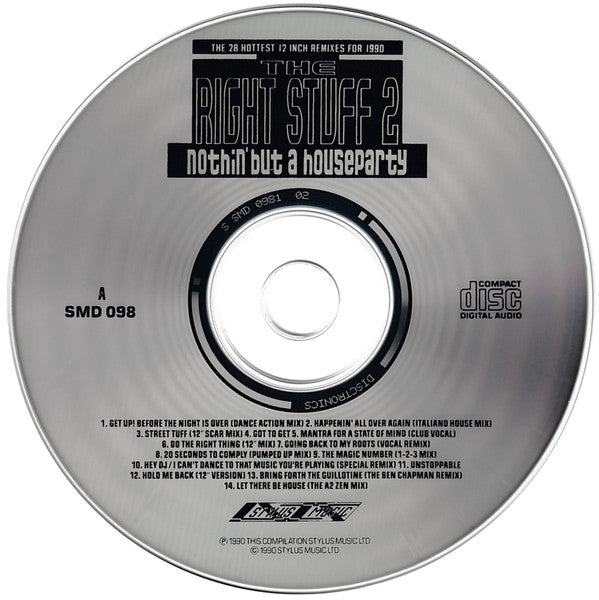 Various : The Right Stuff 2 - Nothin' But A Houseparty (2xCD, Comp)