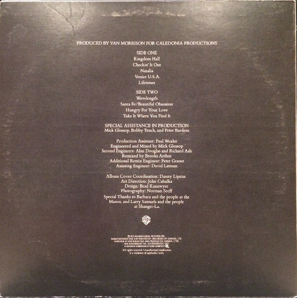 Van Morrison : Wavelength (LP, Album, Don)